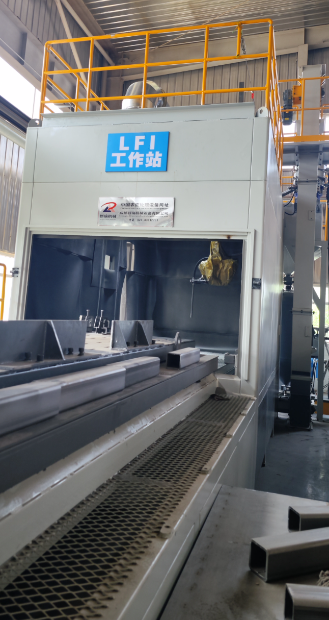 东城喷砂机在航空航天部件的精密处理