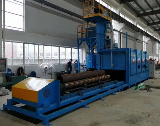 东城喷砂机在管道除锈中的现场施工应用