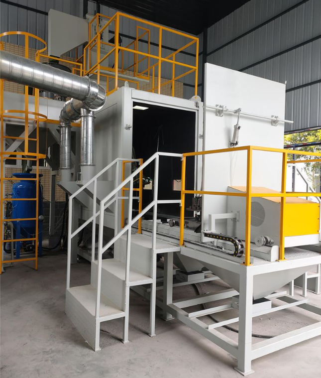 东城全自动喷砂机 实现无人化高效生产