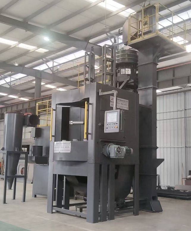 东城转盘式喷砂机 提升圆形工件处理效率